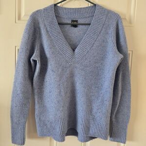 Gap Sweater Womens Small (Fits Bigger) Knit V-Neck Long Sleeve Wool Alpaca Blend